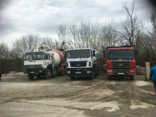 автопарк нашего бетонного завода